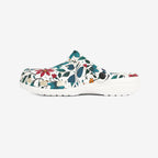 Flowers Print Clogs