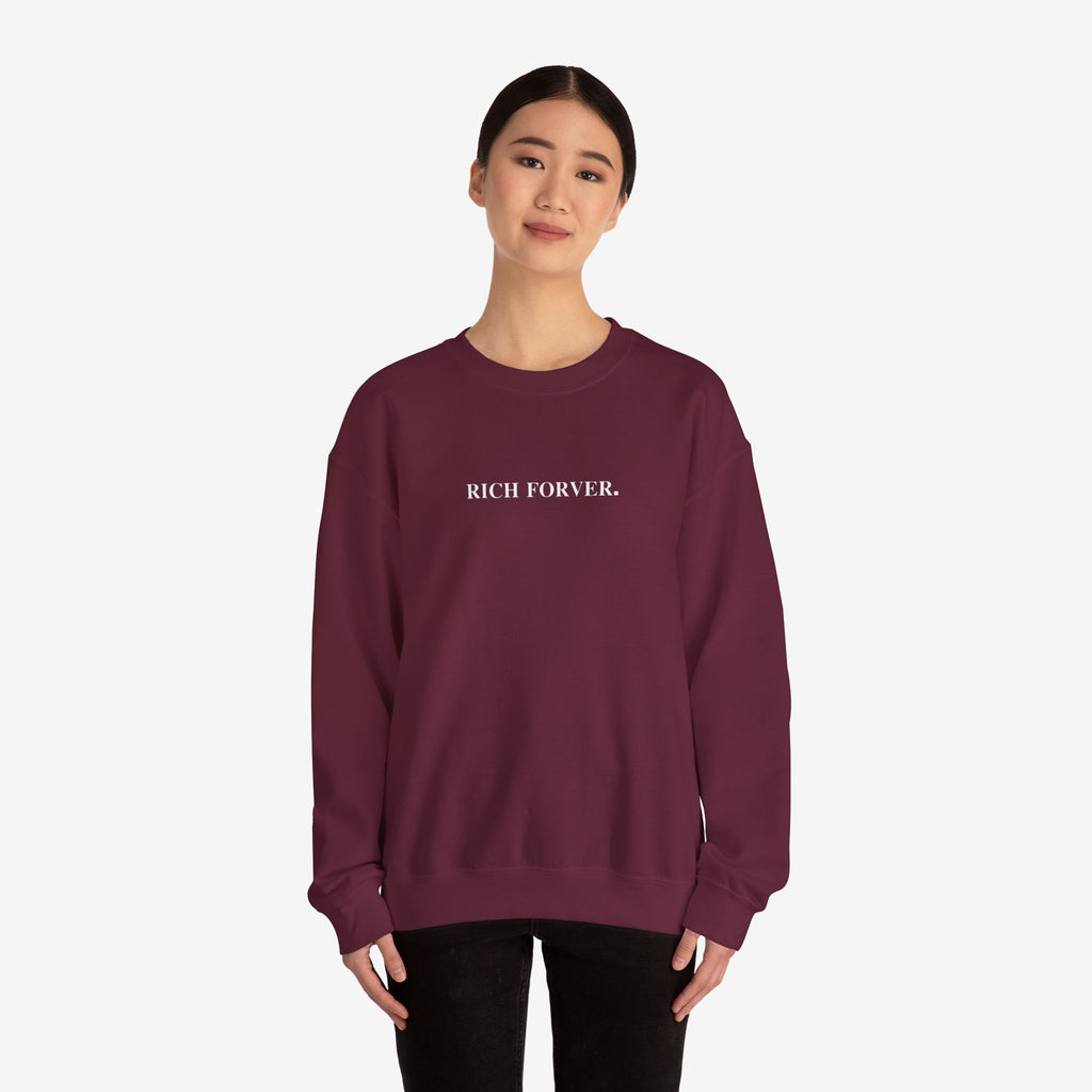 Rich Forever & Make More Mistakes Unisex Crewneck Sweatshirt