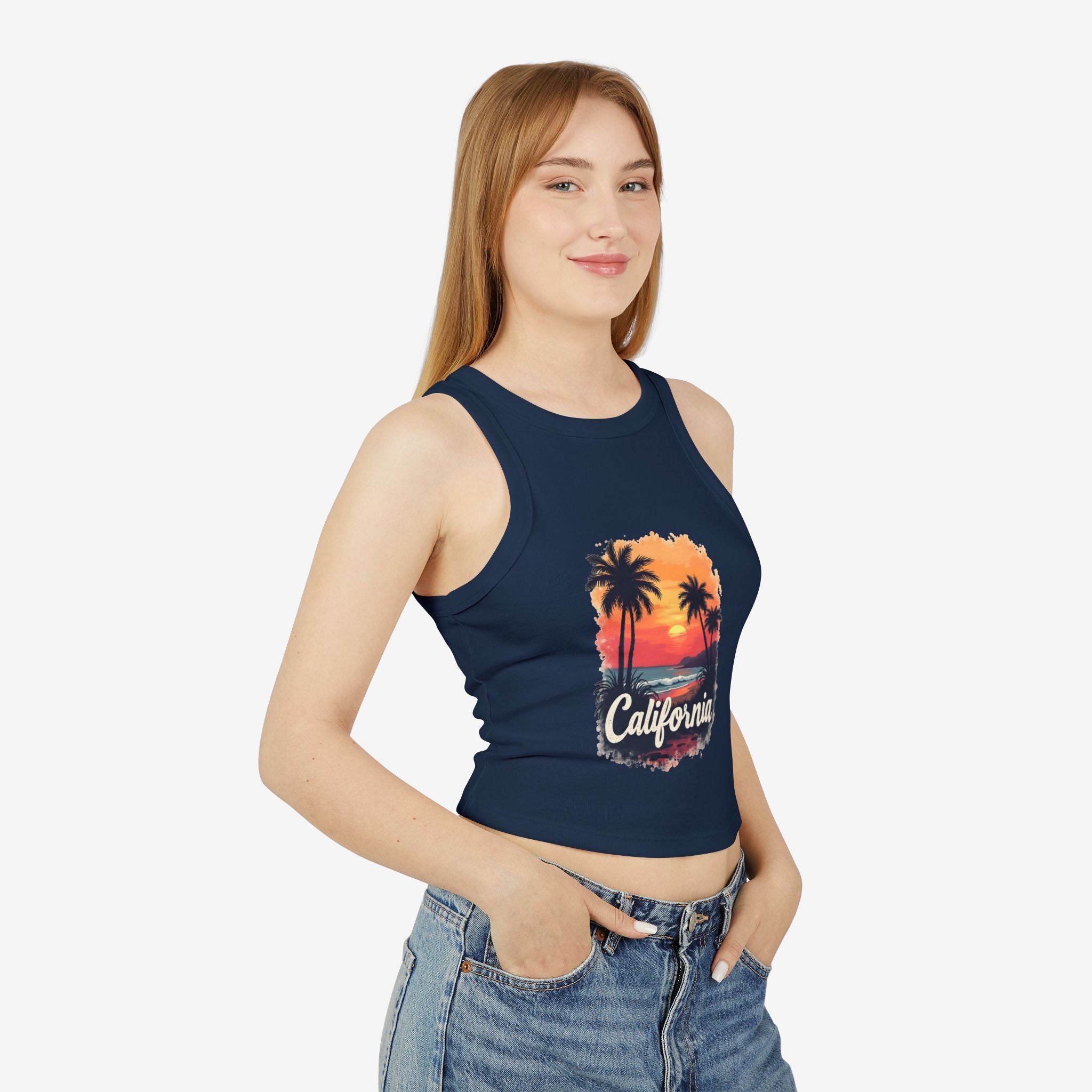 California Sunset Racer Tank Top