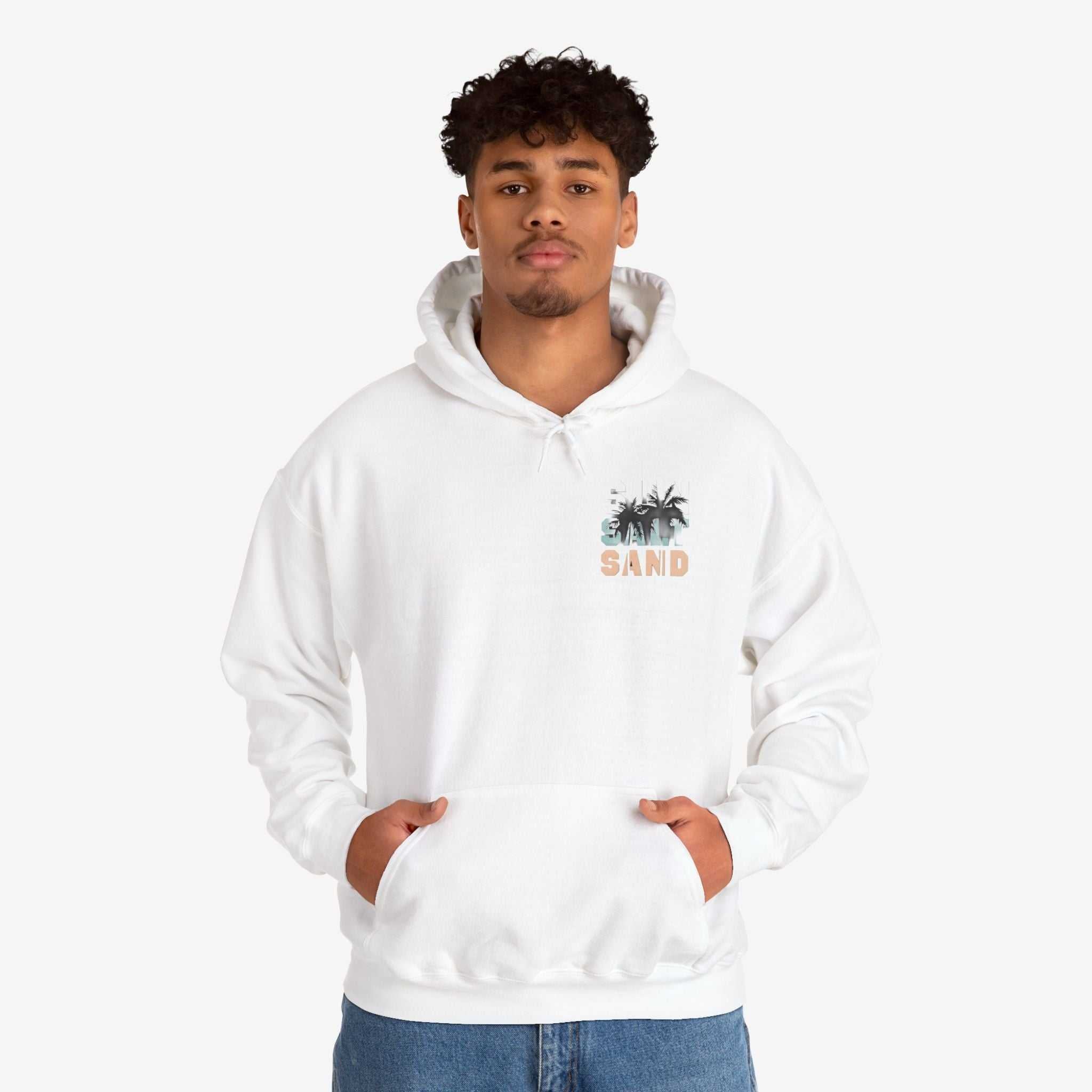 Santa Monica Surf Hoodie with Palm Tree Design