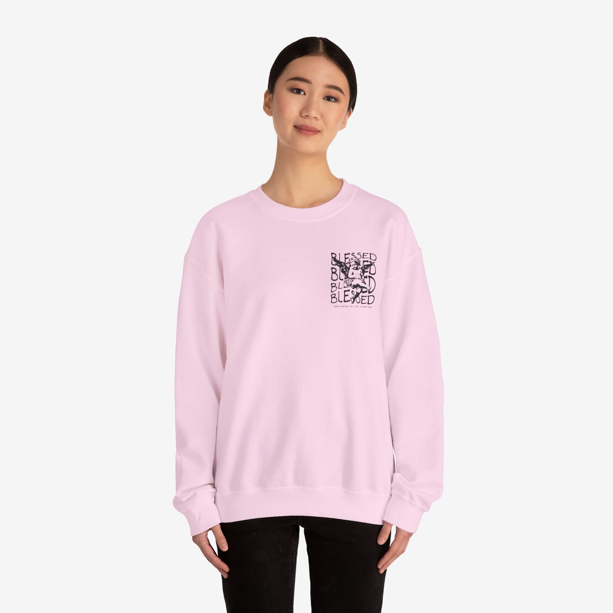 Blessed Unisex Crewneck Sweatshirt - Cozy Spiritual Comfort