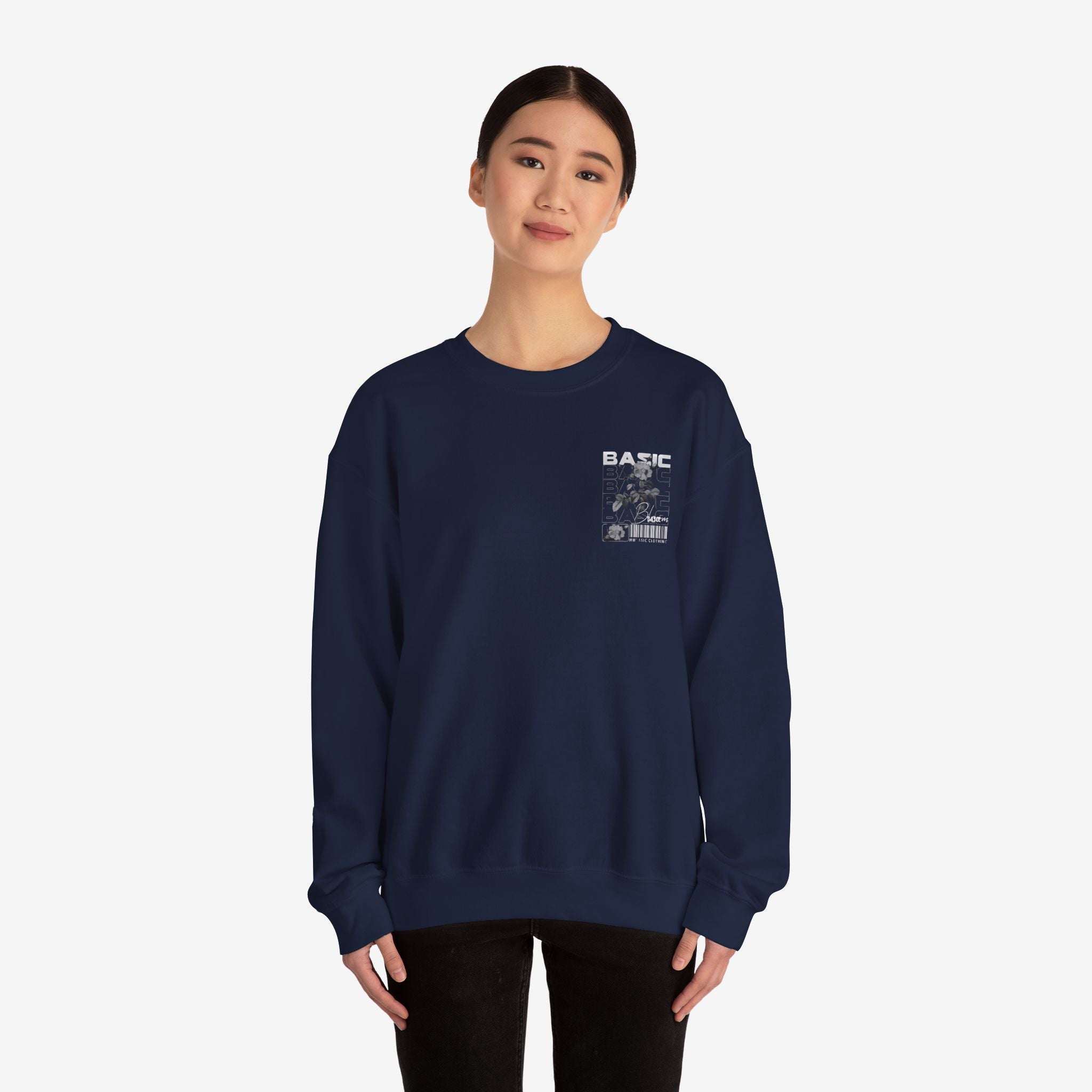 Unisex Heavy Blend™ Crewneck Sweatshirt - BASIC Graphic Tee for Casual Style