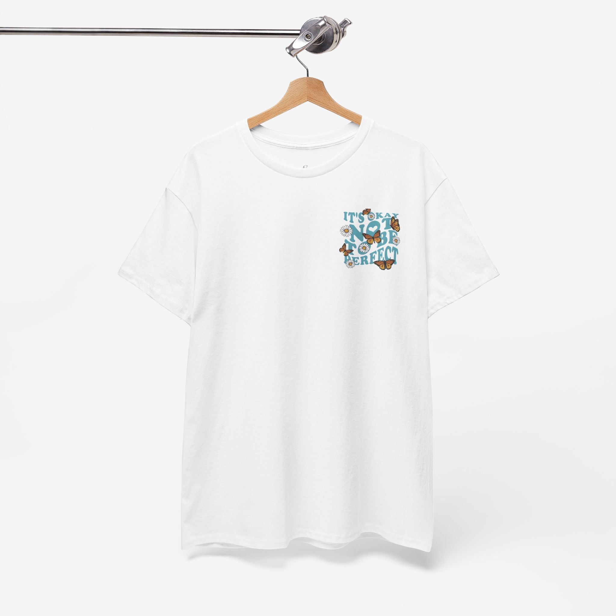 Feel Good Unisex Heavy Cotton Tee - It's Okay Not to Be Perfect
