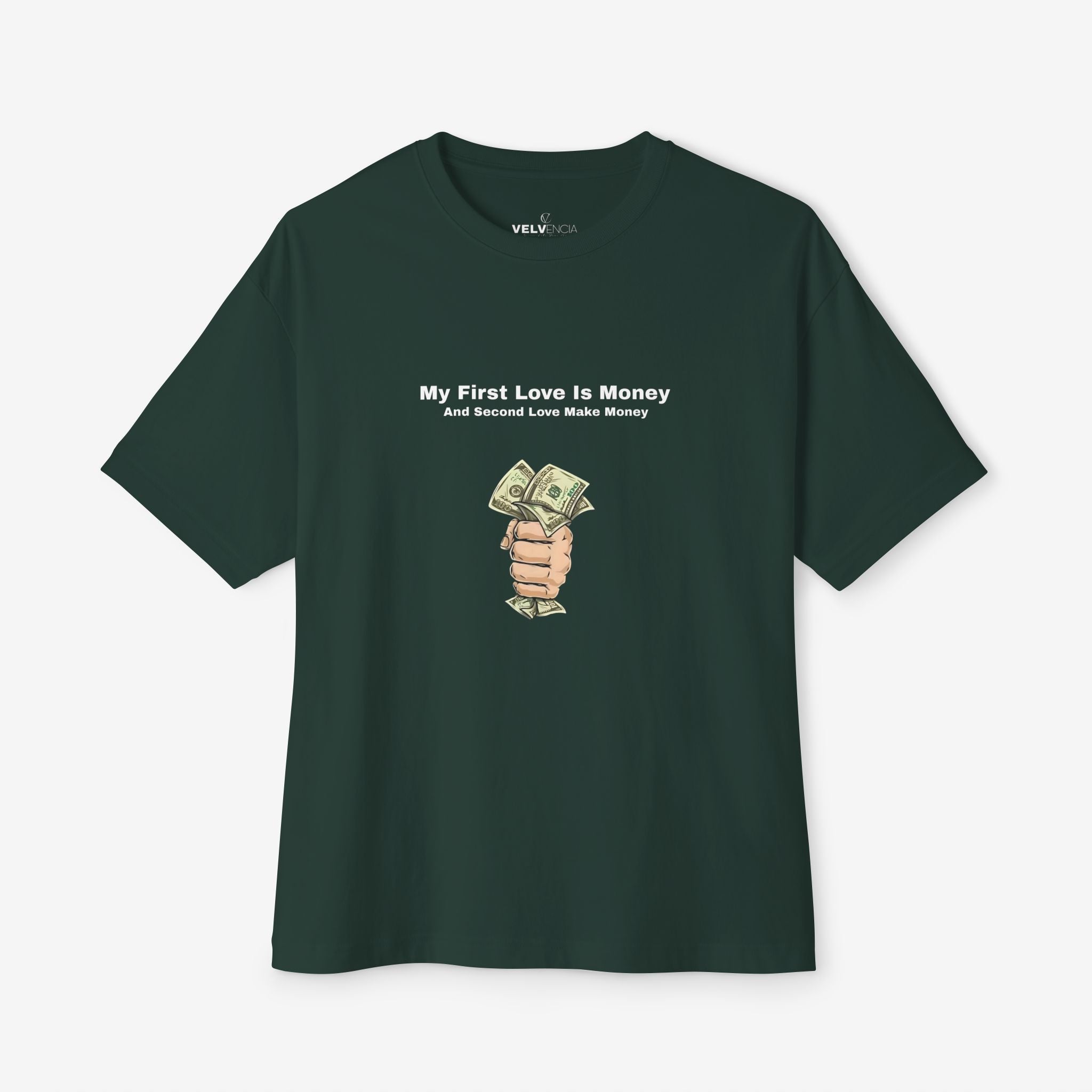 My First Love Is Money Oversized Tee