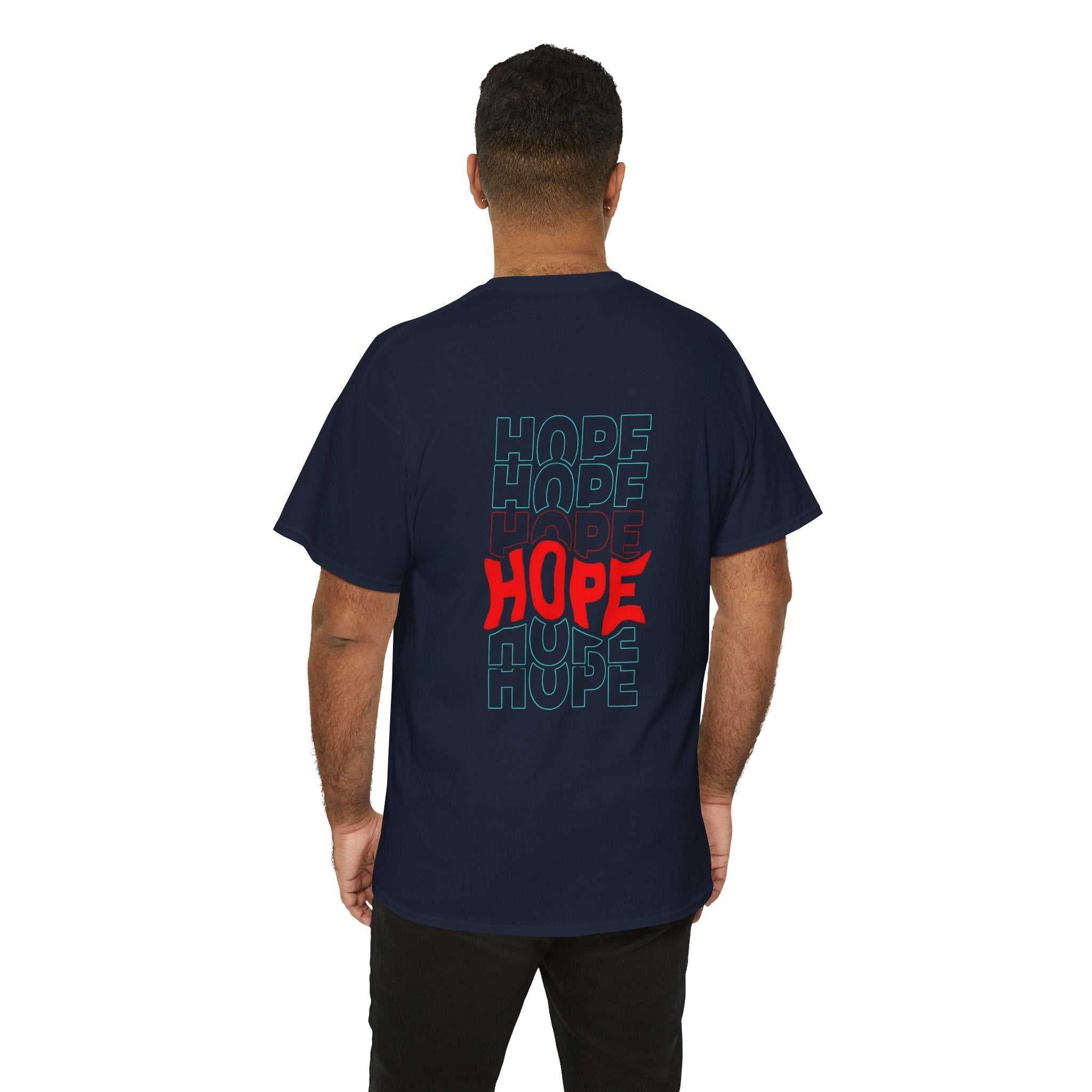 Inspirational Unisex Heavy Cotton Tee - 'Hope' Graphic Shirt
