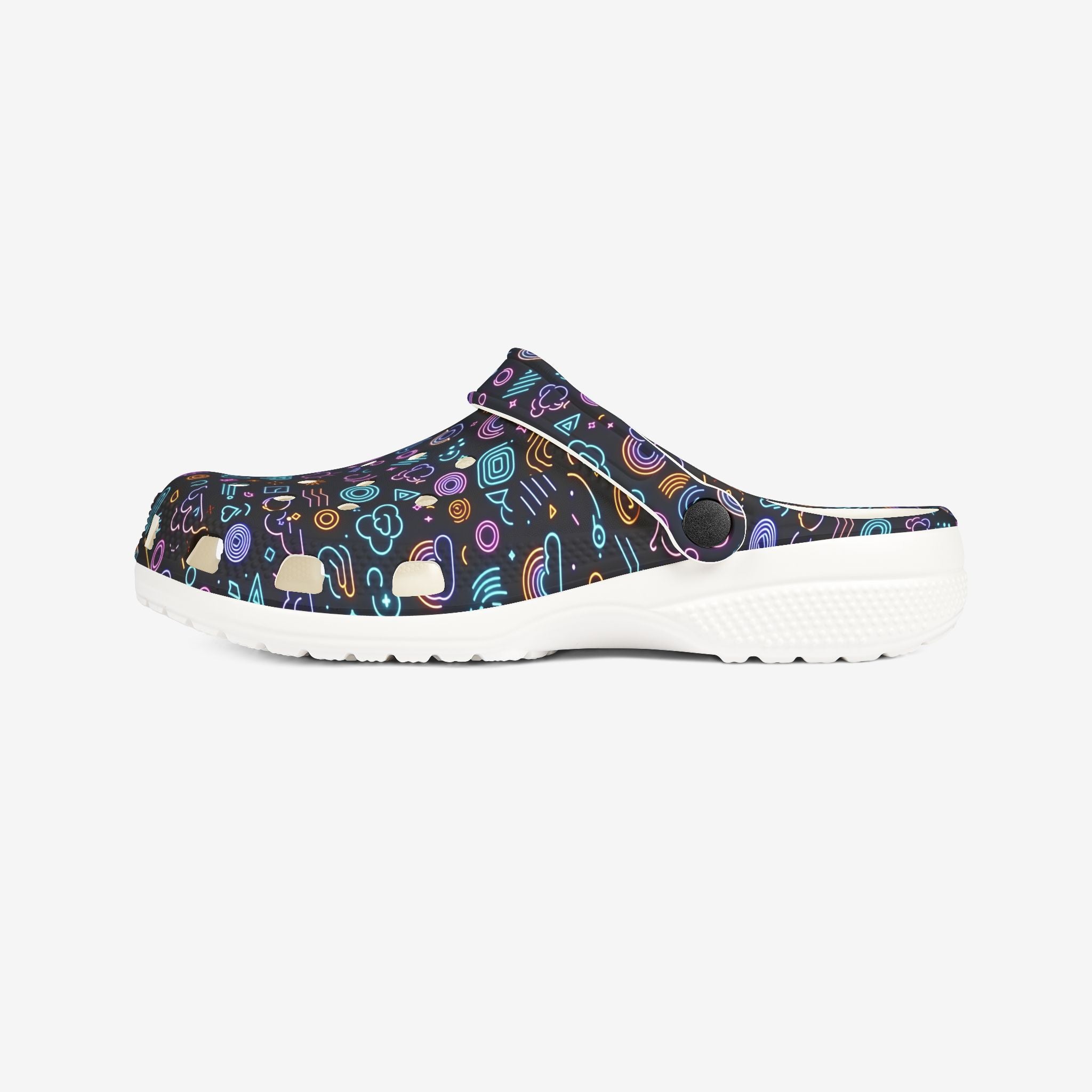 Neon Emojis Men's Clogs