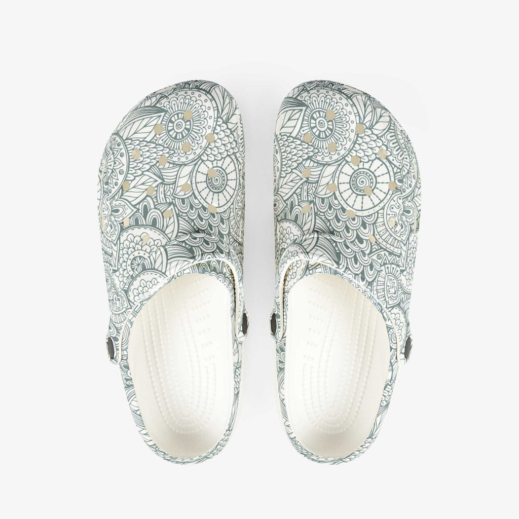 Floral EVA Foam Clogs - Comfortable & Stylish Garden Shoes