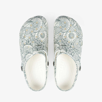 Floral EVA Foam Clogs - Comfortable & Stylish Garden Shoes