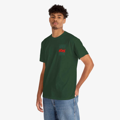 Inspirational Unisex Heavy Cotton Tee - 'Hope' Graphic Shirt