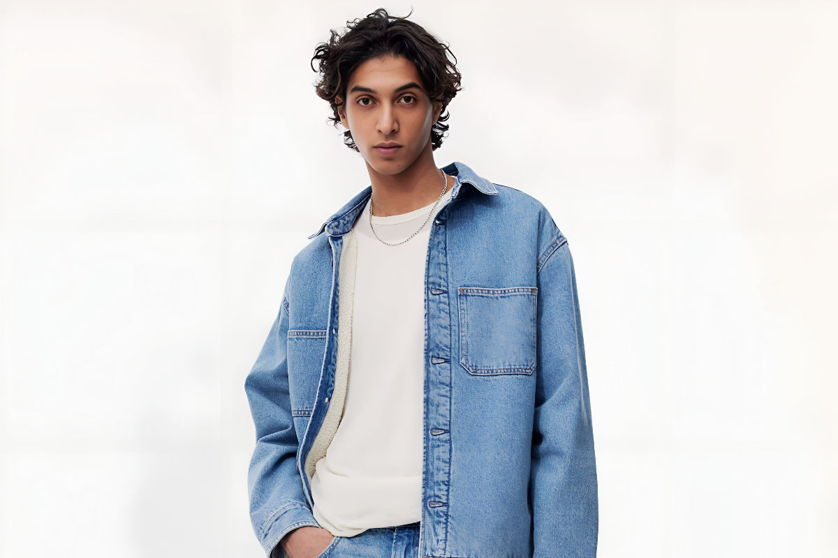 Man denim jacket