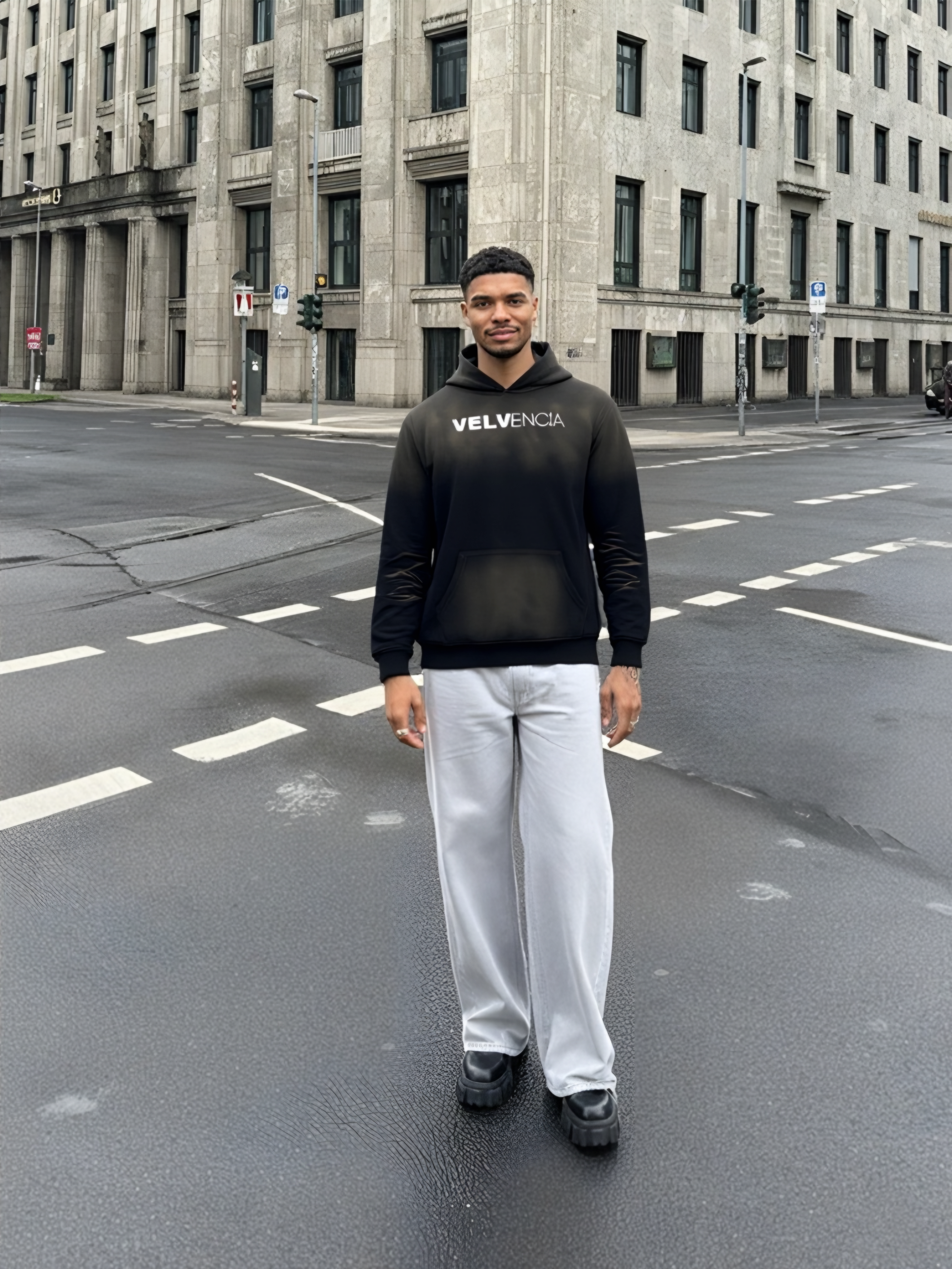 Sunfade Fleeced Hoodie