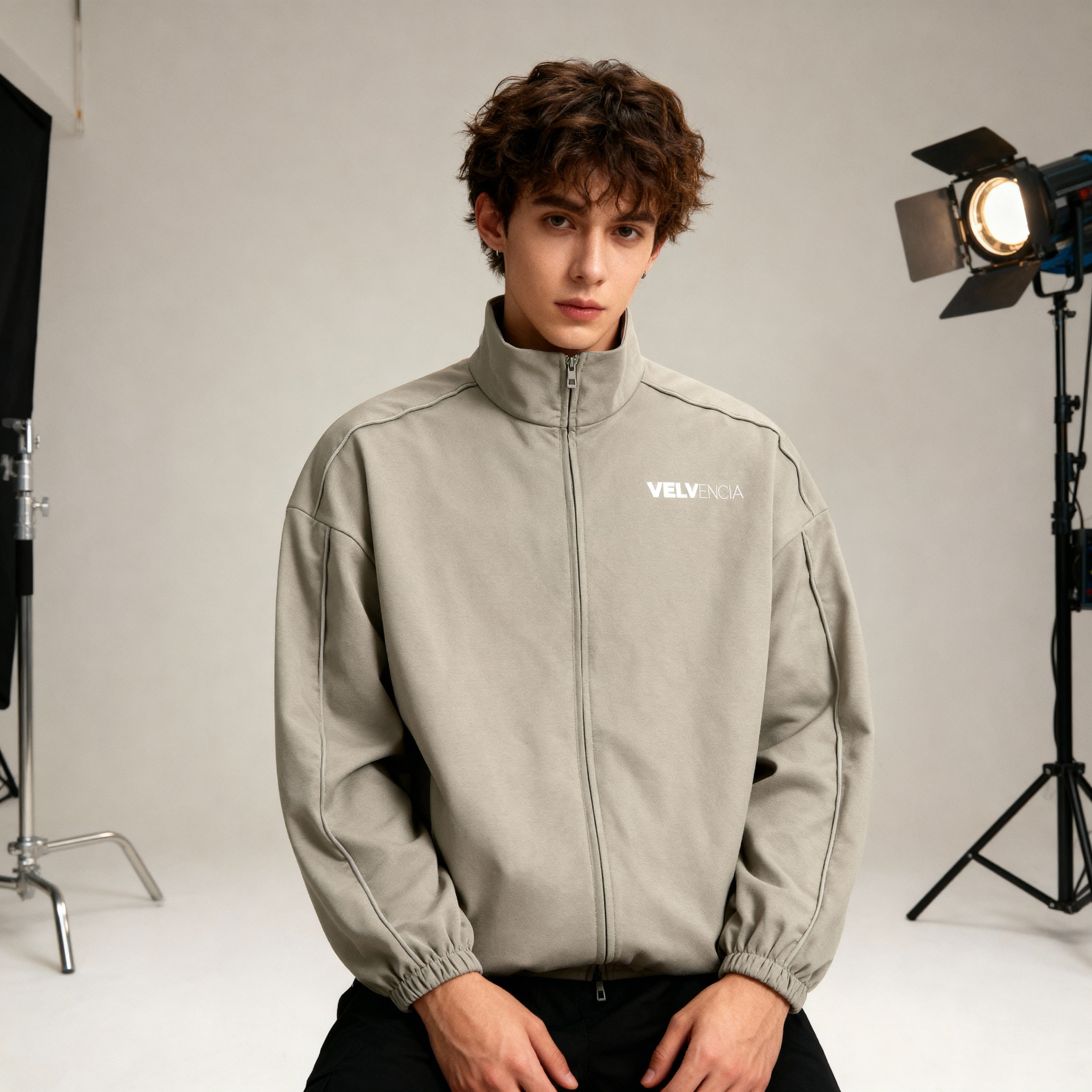 Essential Heavyweight Stand Collar Jacket