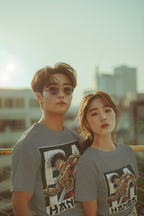 HANMA Oversized Tshirt Dark Grey XS 