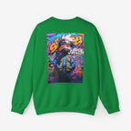 Anime both side Sweatshirt Crew neckDTGEmbroidery