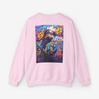 Anime both side Sweatshirt Crew neckDTGEmbroidery