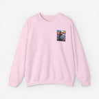 Anime both side Sweatshirt Crew neckDTGEmbroidery