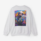 Anime both side Sweatshirt Crew neckDTGEmbroidery
