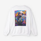 Anime both side Sweatshirt Crew neckDTGEmbroidery