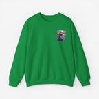 Anime both side Sweatshirt Crew neckDTGEmbroidery