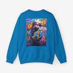 Anime both side Sweatshirt Crew neckDTGEmbroidery