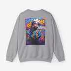 Anime both side Sweatshirt Crew neckDTGEmbroidery