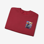Anime both side Sweatshirt Crew neckDTGEmbroidery