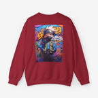 Anime both side Sweatshirt Crew neckDTGEmbroidery