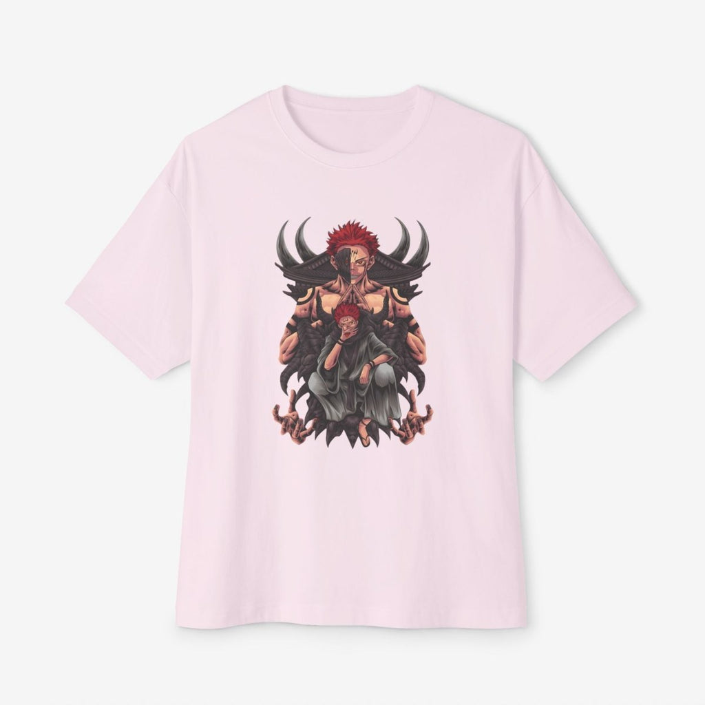 Anime graphics Oversized Tshirt CottonCrew neckDTG
