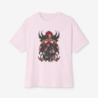 Anime graphics Oversized Tshirt CottonCrew neckDTG