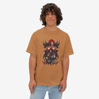 Anime graphics Oversized Tshirt CottonCrew neckDTG