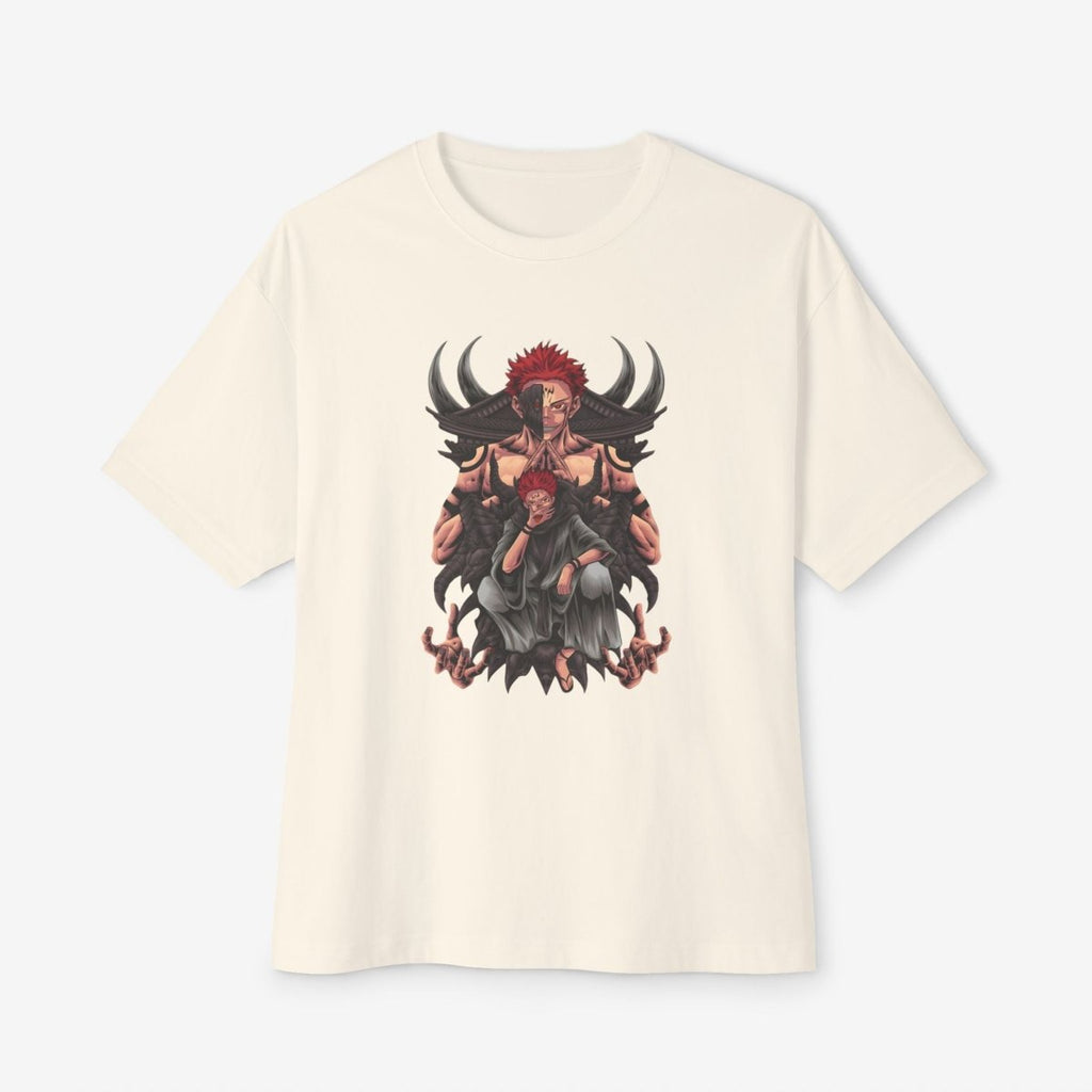 Anime graphics Oversized Tshirt CottonCrew neckDTG