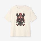 Anime graphics Oversized Tshirt CottonCrew neckDTG