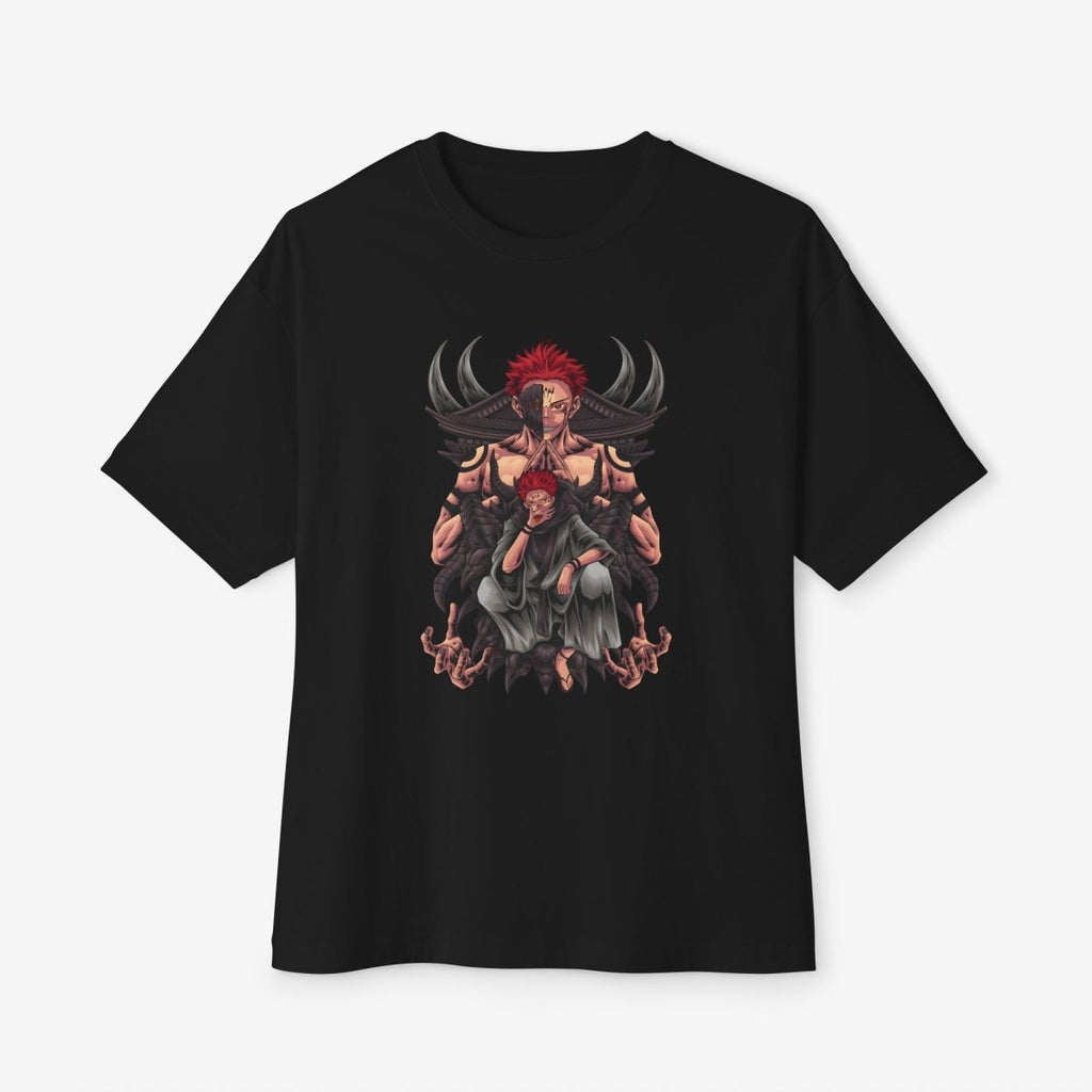 Anime graphics Oversized Tshirt CottonCrew neckDTG