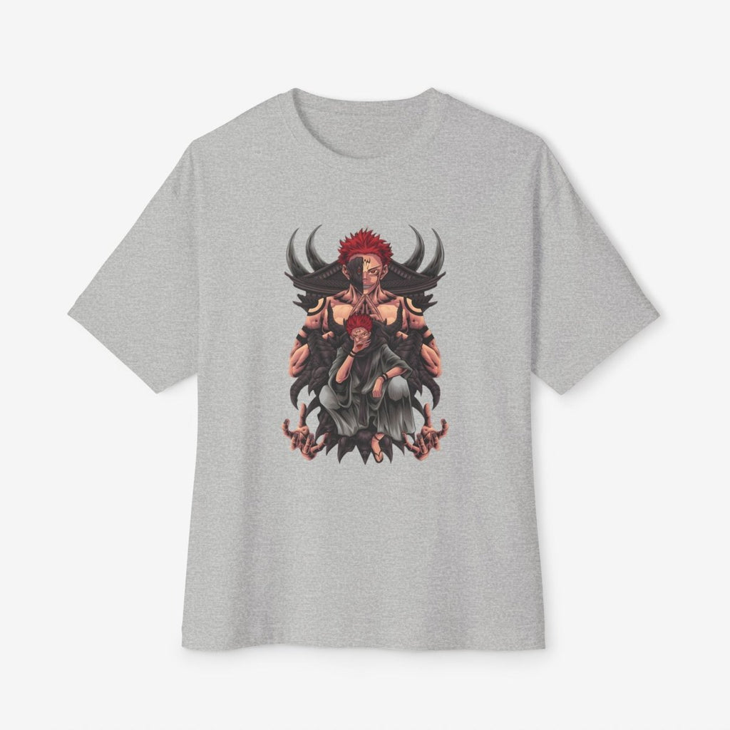 Anime graphics Oversized Tshirt CottonCrew neckDTG