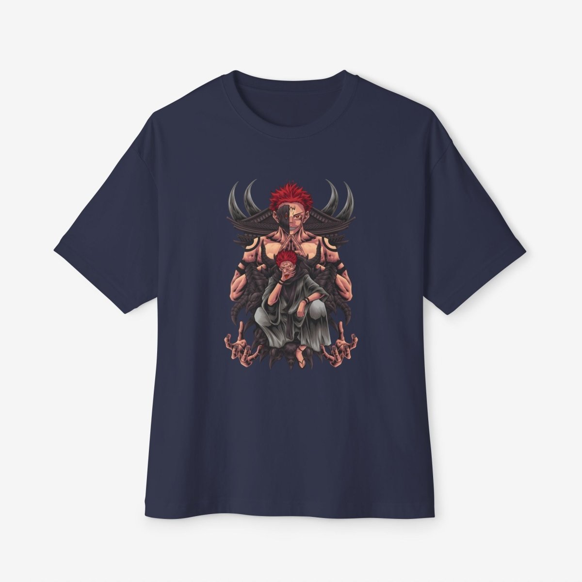Anime graphics Oversized Tshirt CottonCrew neckDTG