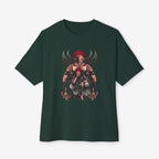 Anime graphics Oversized Tshirt CottonCrew neckDTG