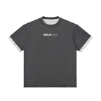 Contrast Cuff Cuffed T-Shirt