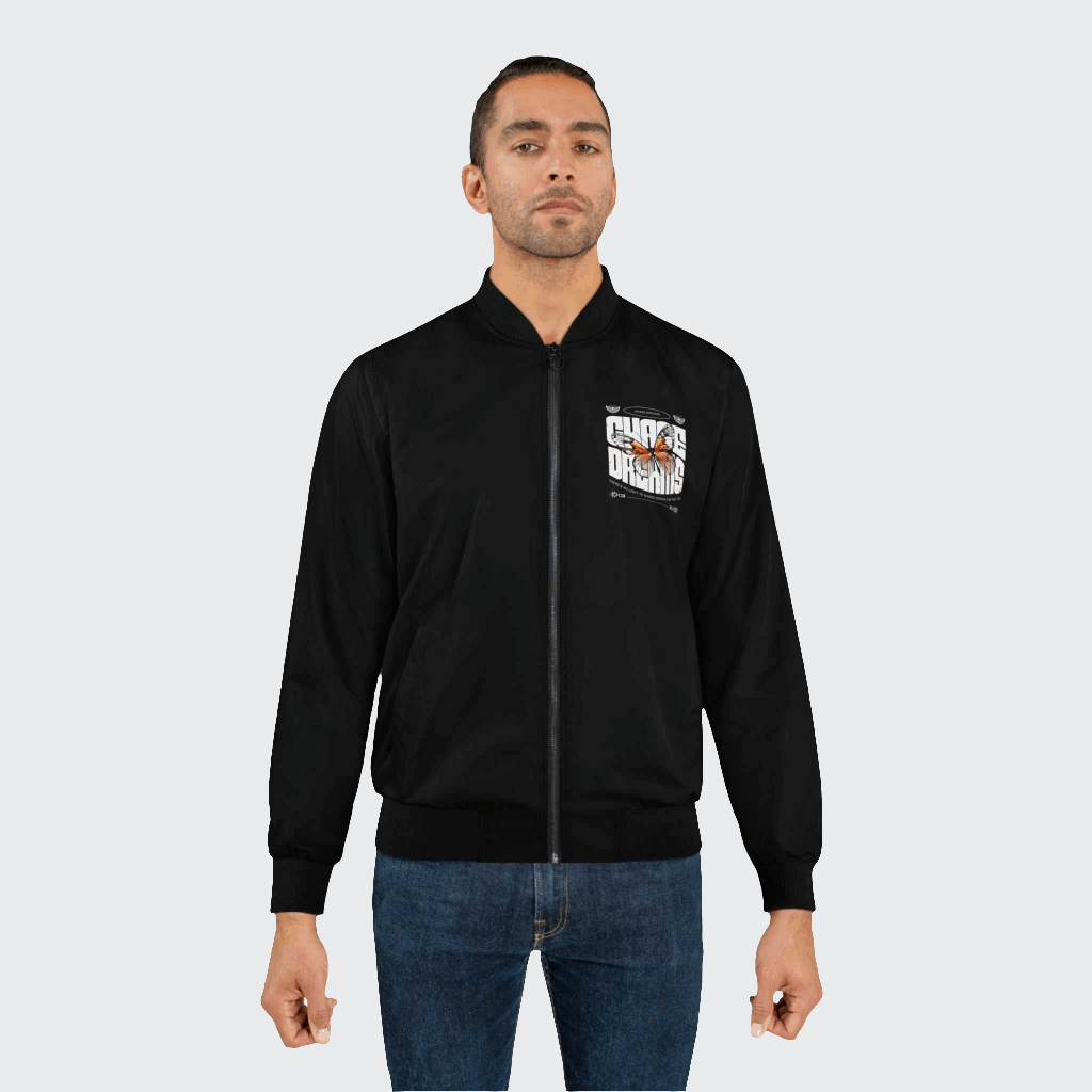 Men's Bomber Jacket - Chase Dreams Graphic Outerwear