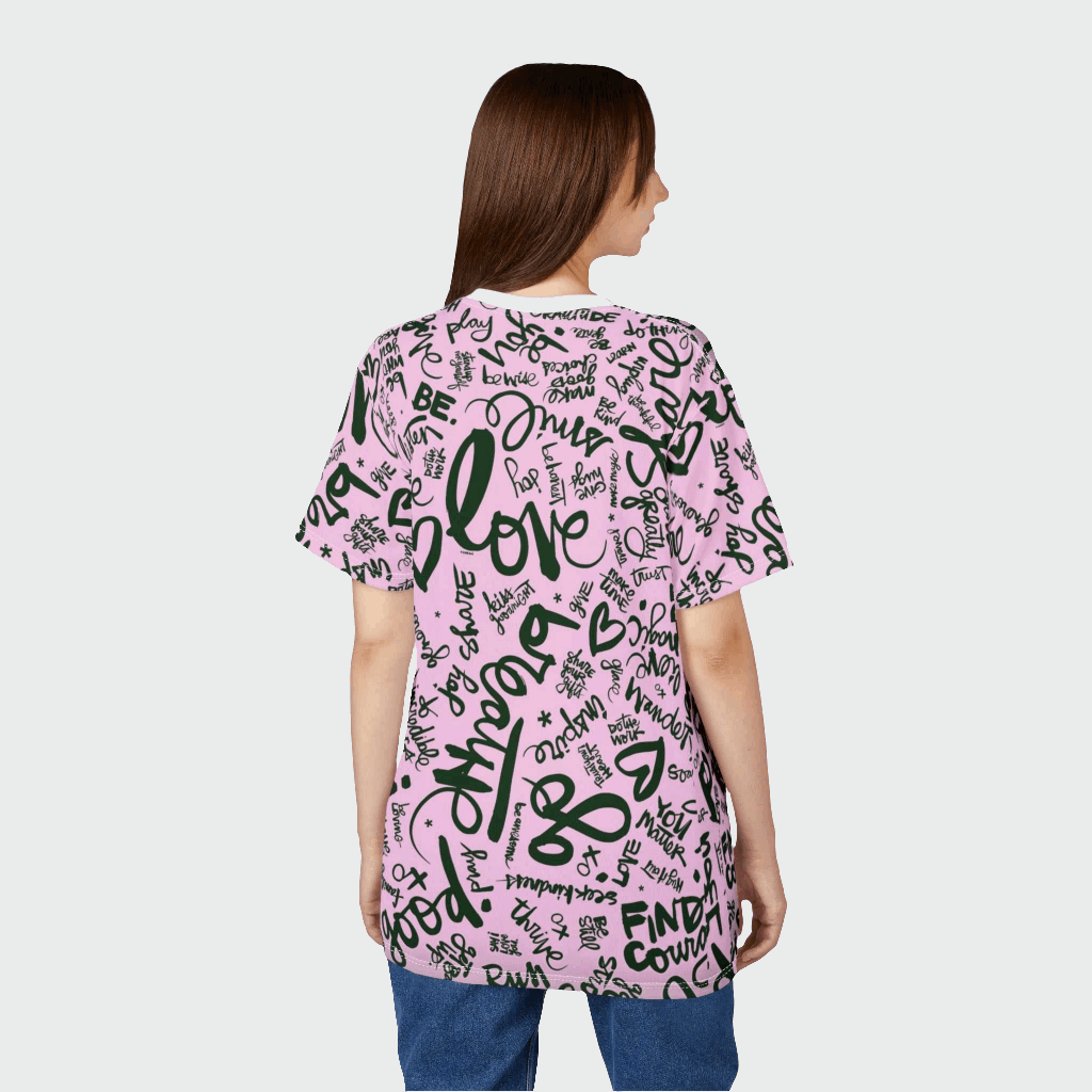 Love & Gratitude Unisex Tee - Positive Vibes Shirt