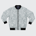 Men's Floral Pattern Bomber Jacket for Stylish Casual Wear