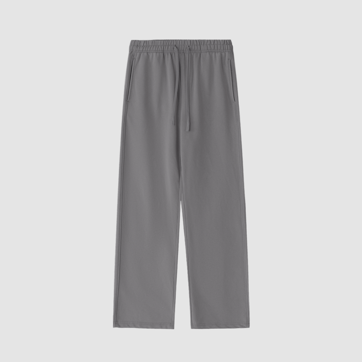 Gray pants on a white background