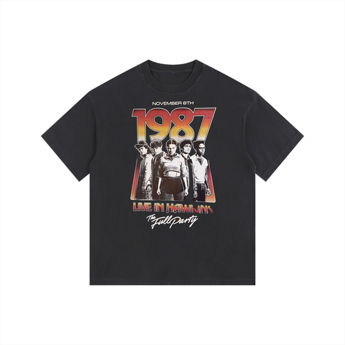 Vintage Washed Oversized Cotton T-Shirt