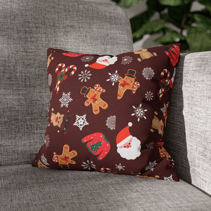 Christmas Square Pillowcase All Over PrintAOPBed