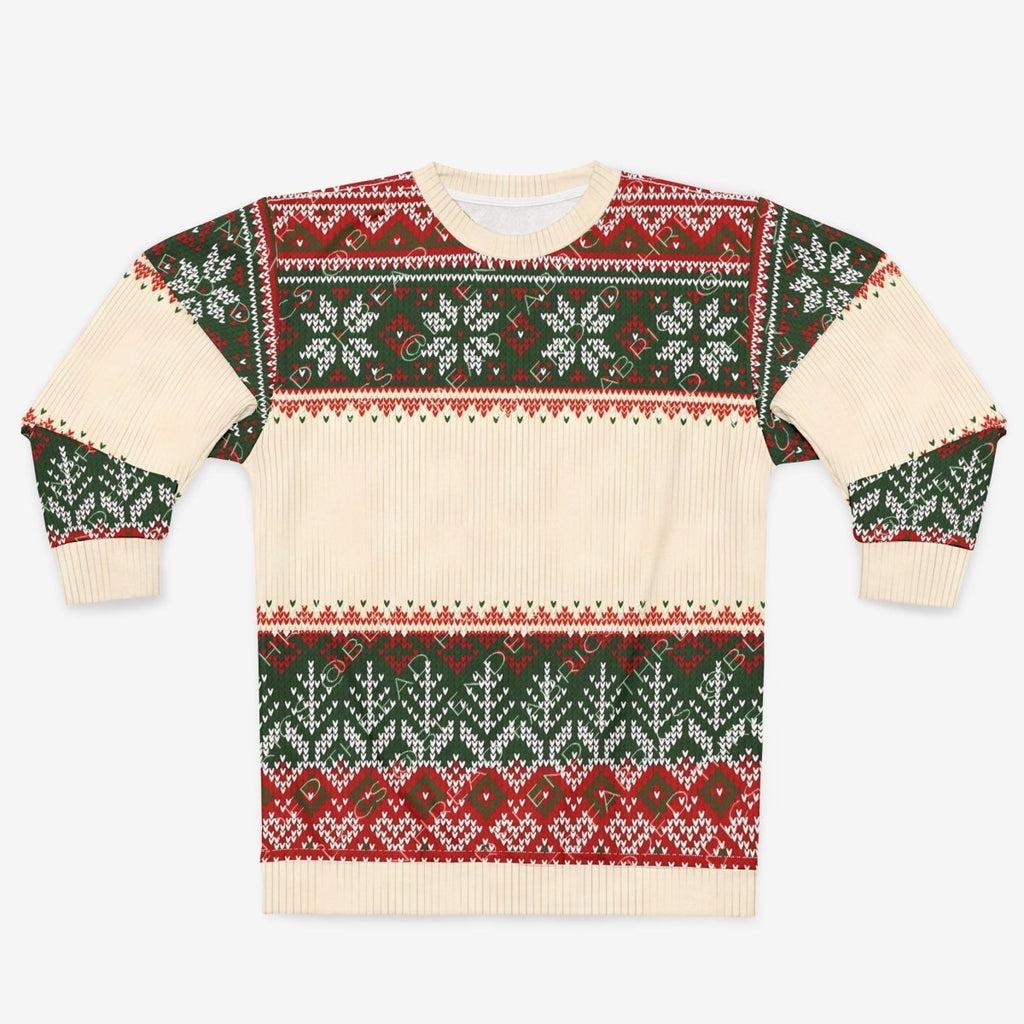 Christmas Sweatshirt (AOP) AOPAOP ClothingAssembled in the USA