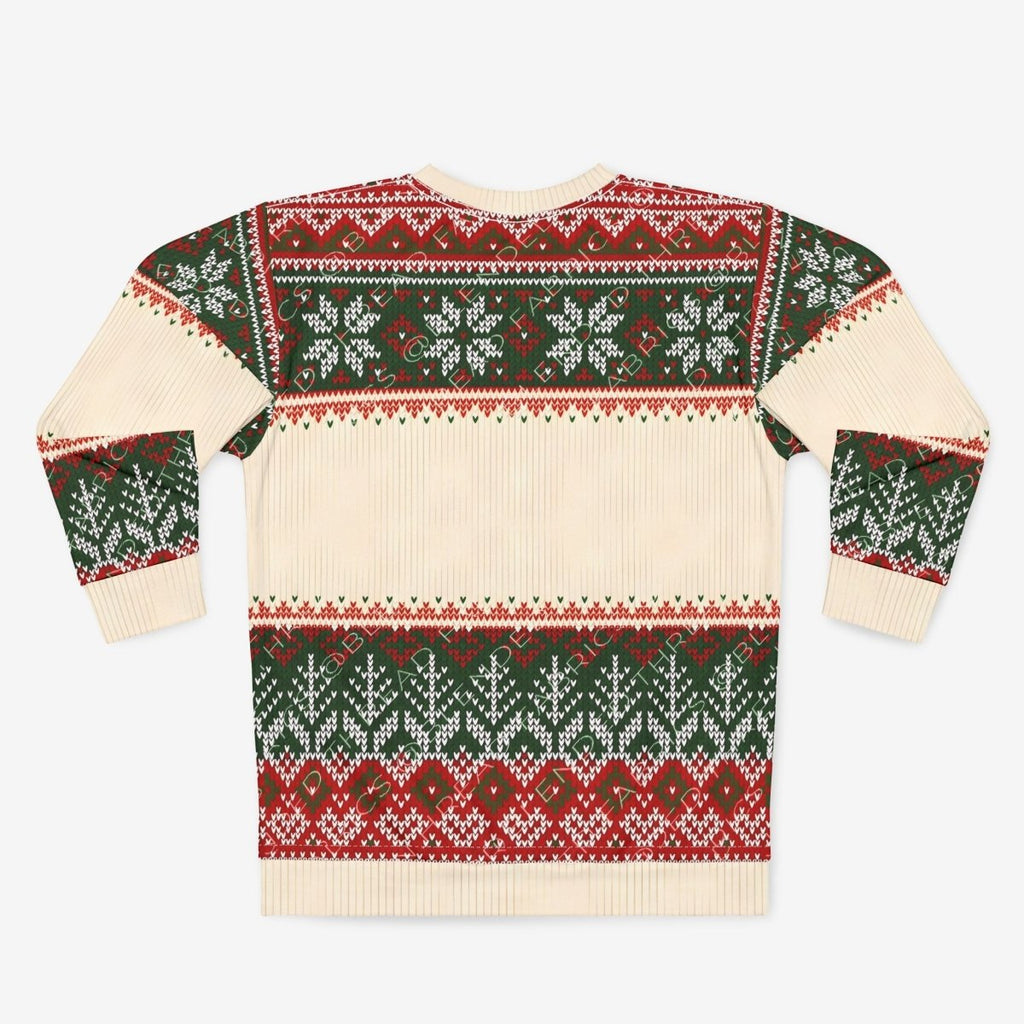 Christmas Sweatshirt (AOP) AOPAOP ClothingAssembled in the USA