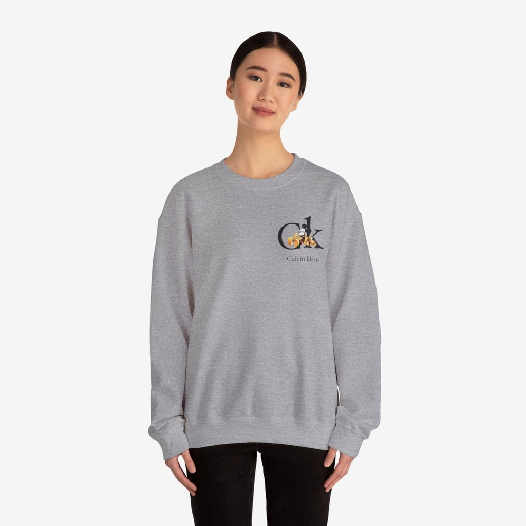 Ck Crewneck Sweatshirt Crew neckDTGEmbroidery