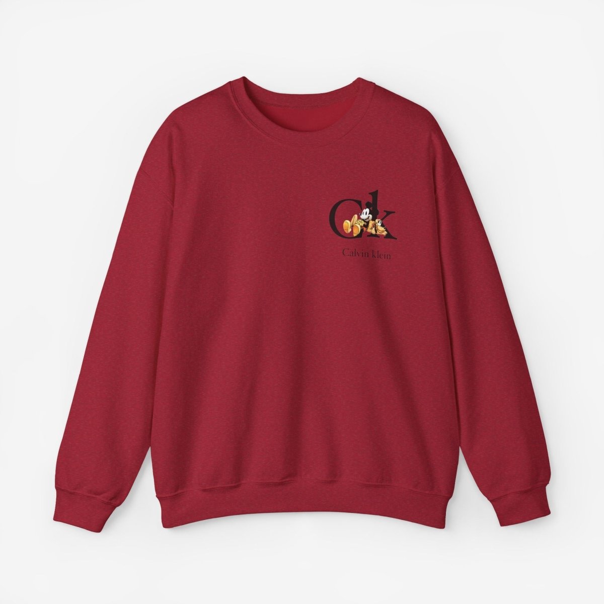 Ck Crewneck Sweatshirt Crew neckDTGEmbroidery