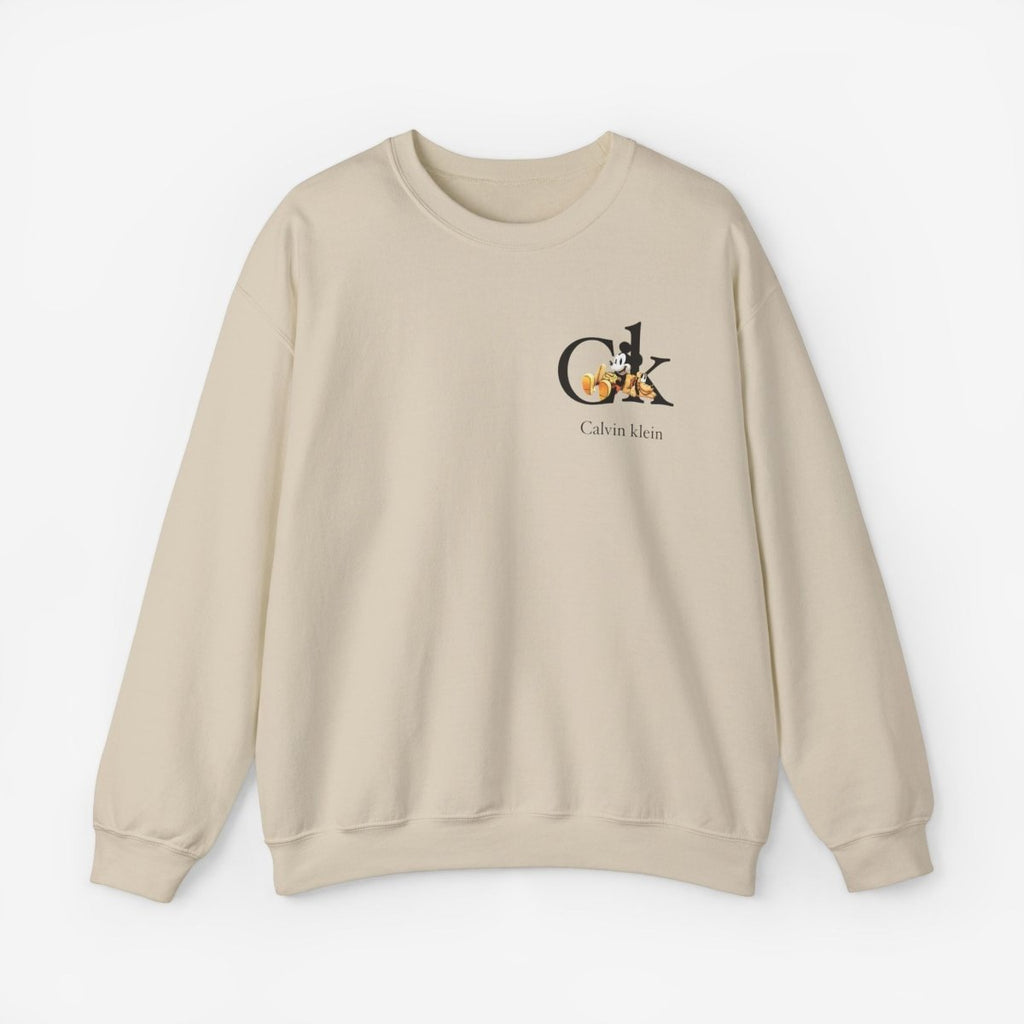 Ck Crewneck Sweatshirt Crew neckDTGEmbroidery