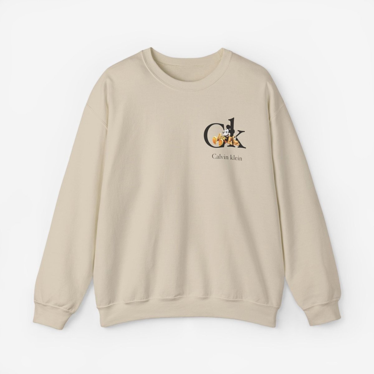 Ck Crewneck Sweatshirt Crew neckDTGEmbroidery
