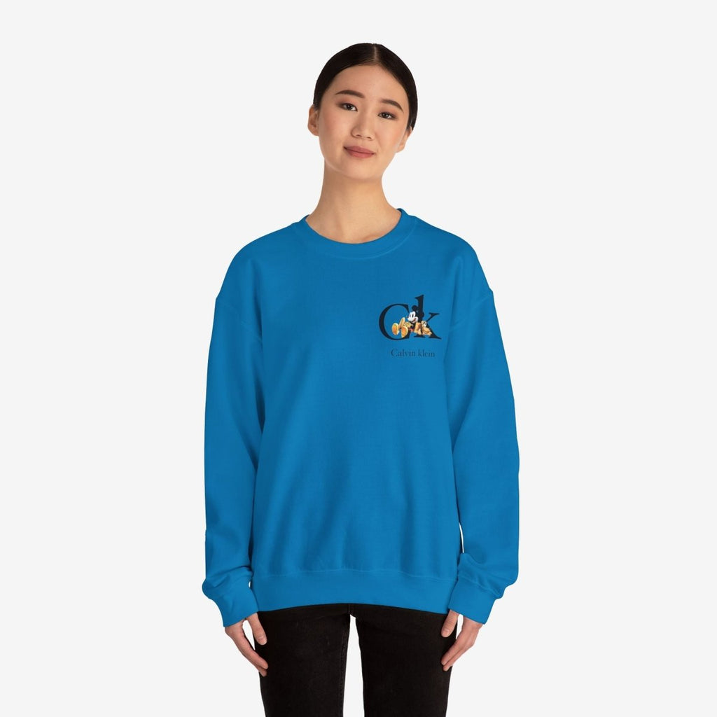 Ck Crewneck Sweatshirt Crew neckDTGEmbroidery